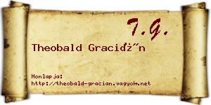 Theobald Gracián névjegykártya